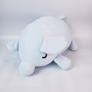 Takashoji Light Blue Sleeping Elephant Plush Japanese Plush Stuff Animal Arcade